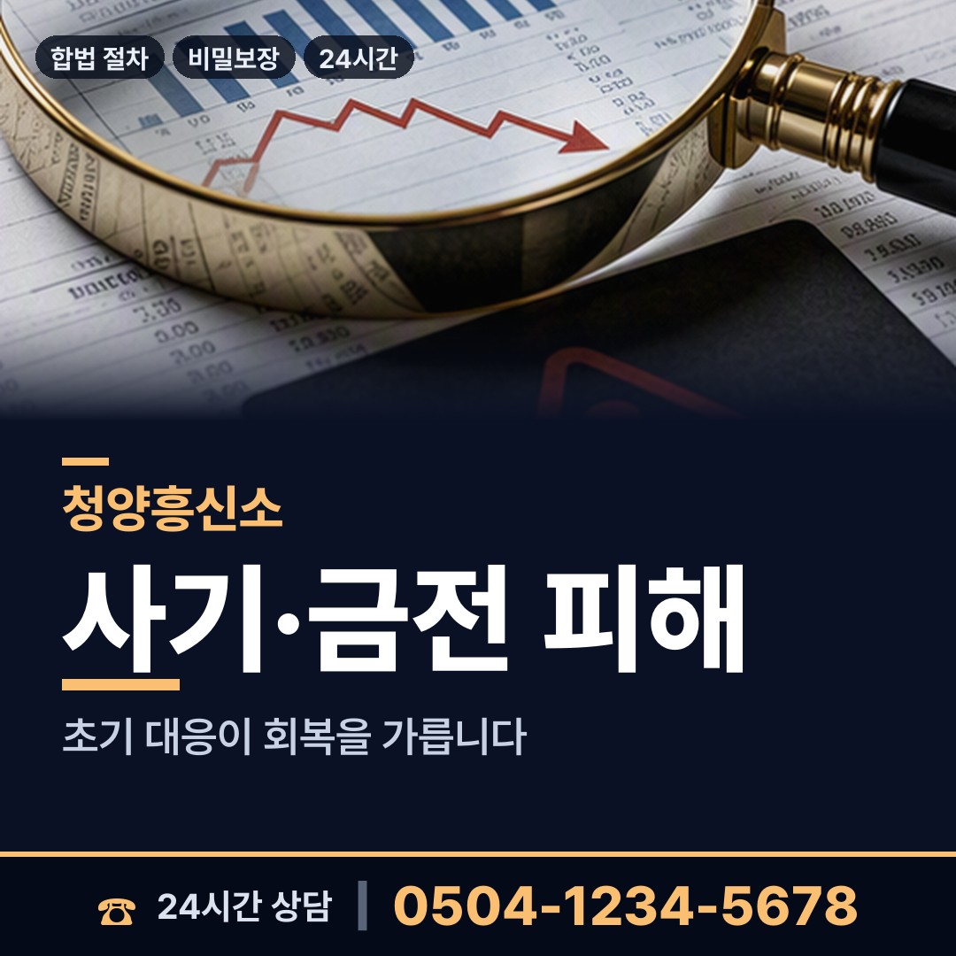 청양 청남면 긴급조사 상담 안내